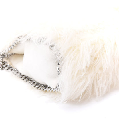 Stella McCartney Eco Fur Mini Falabella Tote Ivory 5 of 11