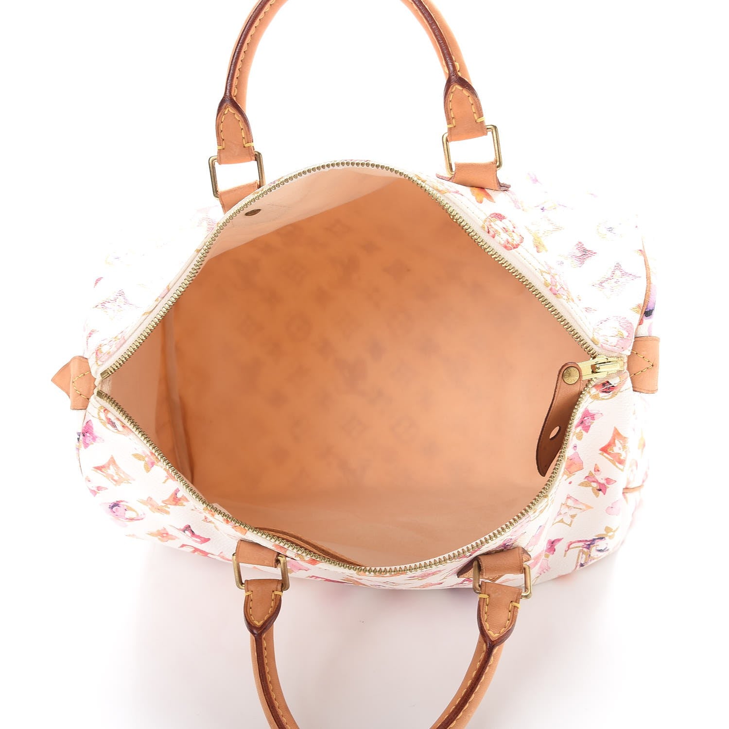 Louis Vuitton Watercolor Aquarelle Speedy 35 White 5 of 19