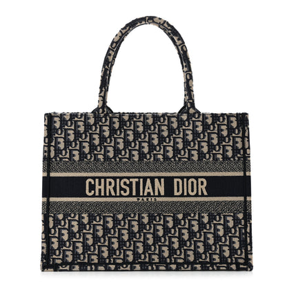 Christian Dior Oblique Medium Book Tote Blue Multicolor 1 of 14