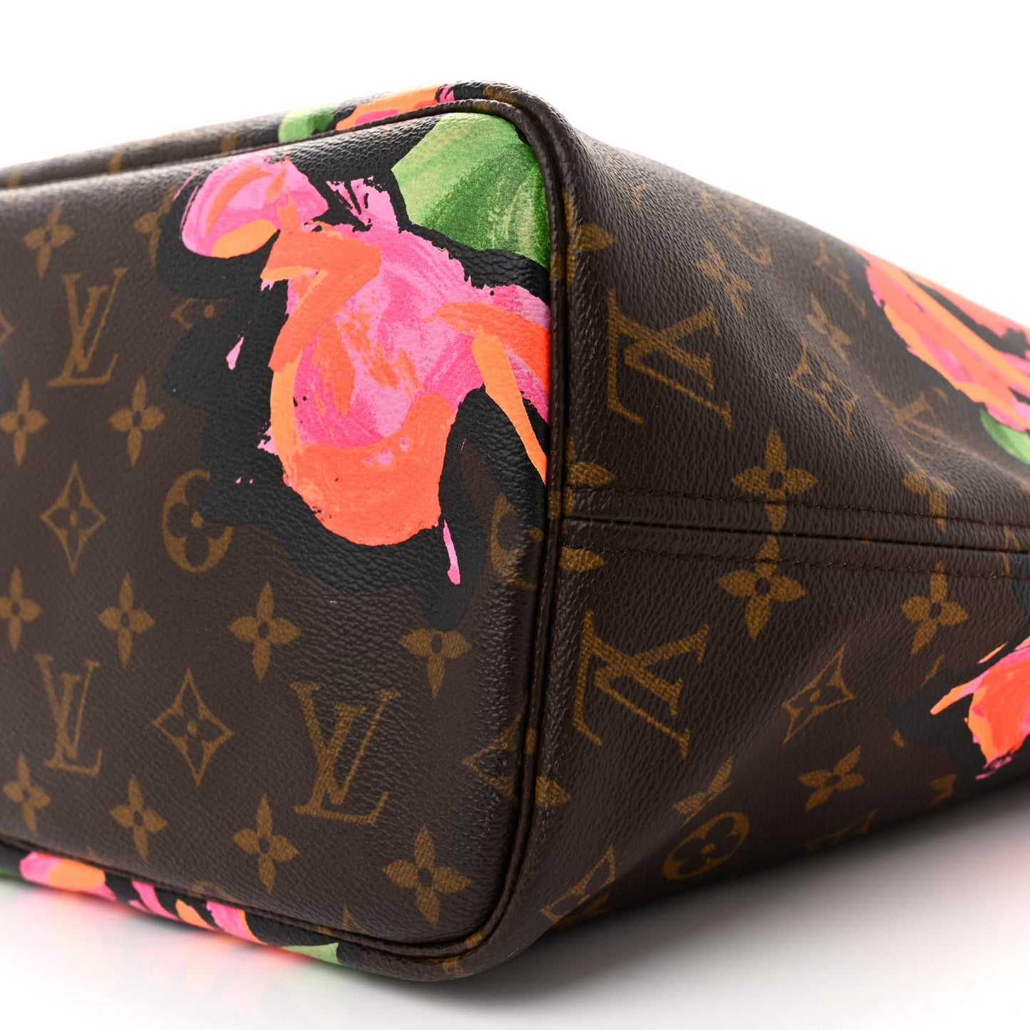 LOUIS VUITTON Monogram Roses Neverfull MM