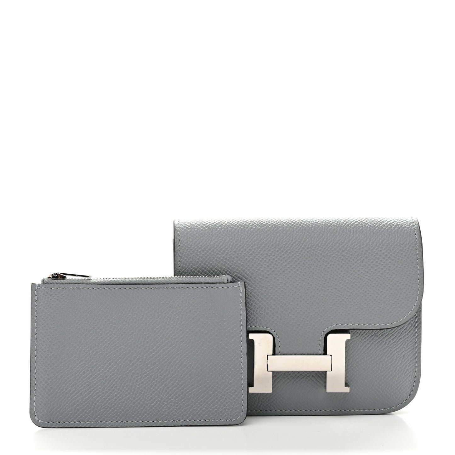 Epsom Constance Slim Wallet Gris Pantin