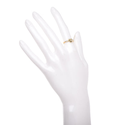 Tiffany 18K Yellow Gold Diamond Elsa Peretti Full Heart Heart Ring 50 5.5 2 of 7