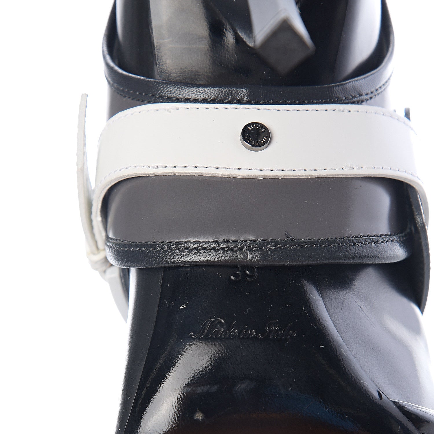 Louis Vuitton Glazed Calfskin Masterpiece Half Boots 39 Black 7 of 7