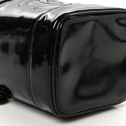 Chanel Patent Timeless Vanity Cosmetic Case Black 10 of 11