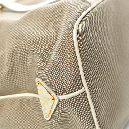 Prada Jacquard Logo Tote Corda Talco 14 of 16