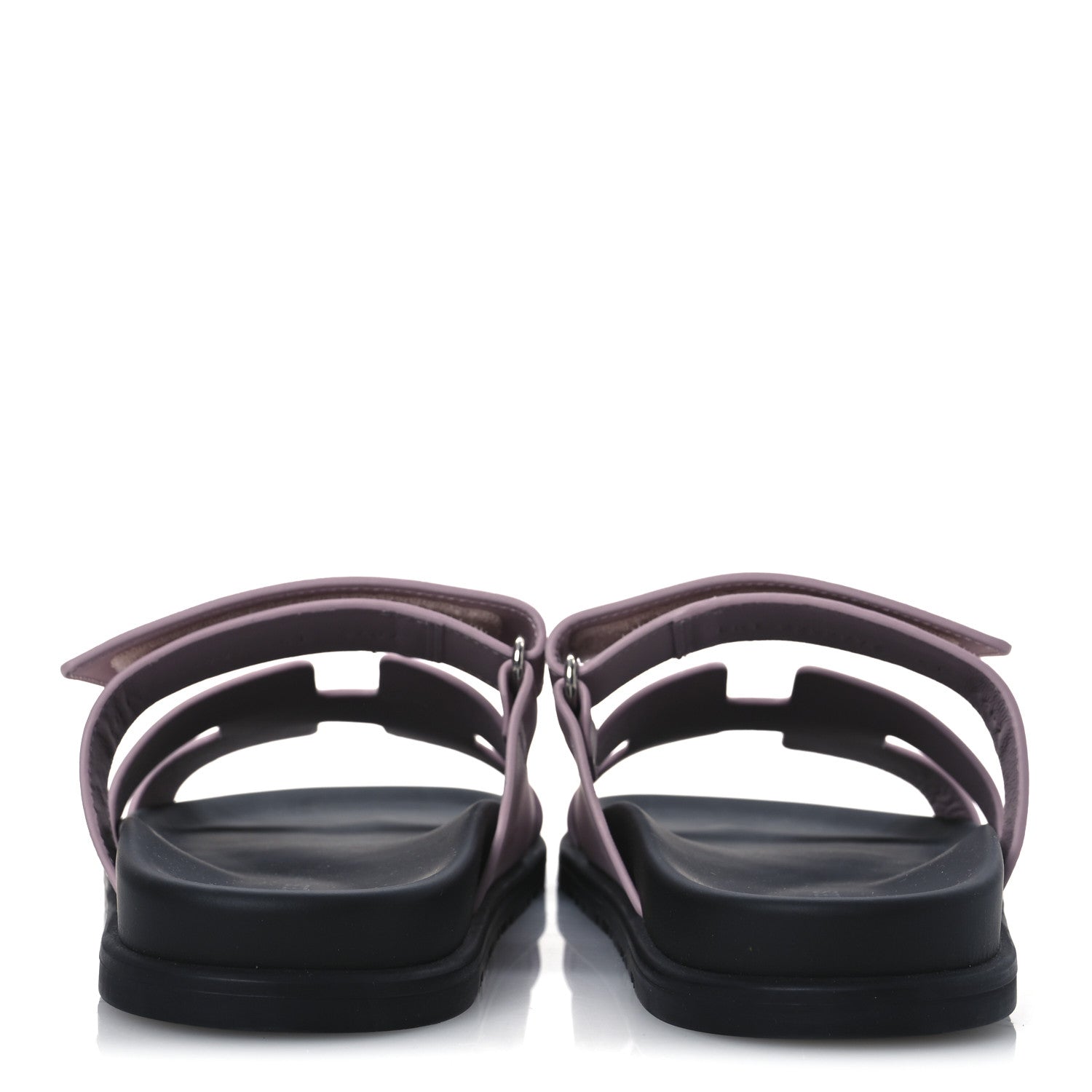 Hermes Calfskin Womens Chypre Sandals 41 Rose Porcelaine 6 of 13