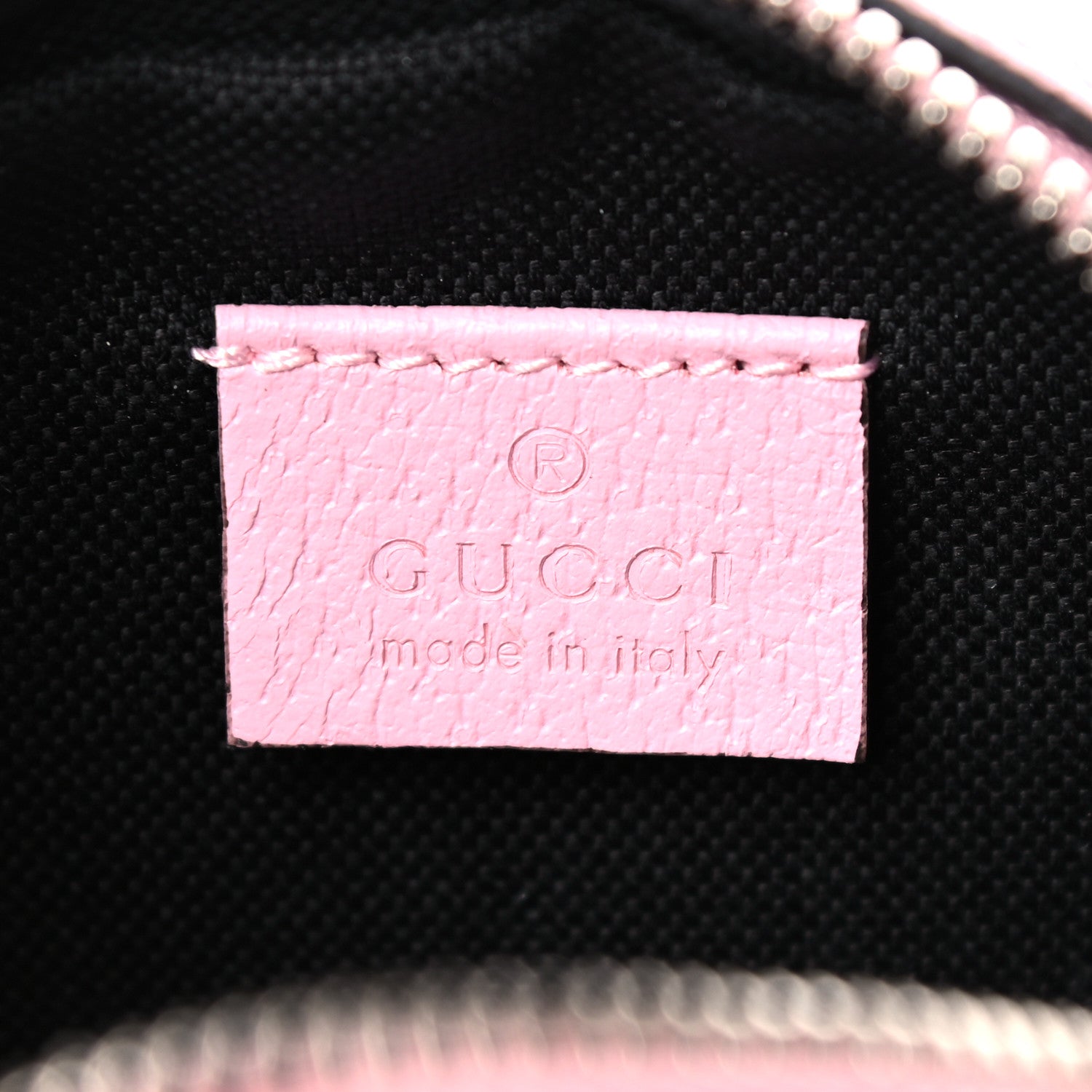 Gucci GG Supreme Monogram Psychedelic Round Shoulder Bag Black Multicolor Sugar Pink 6 of 10