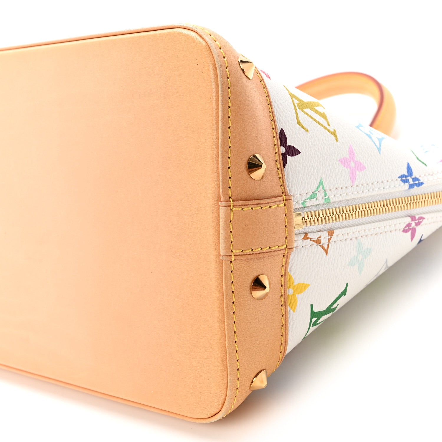 Louis Vuitton Monogram Multicolor Alma White 10 of 13