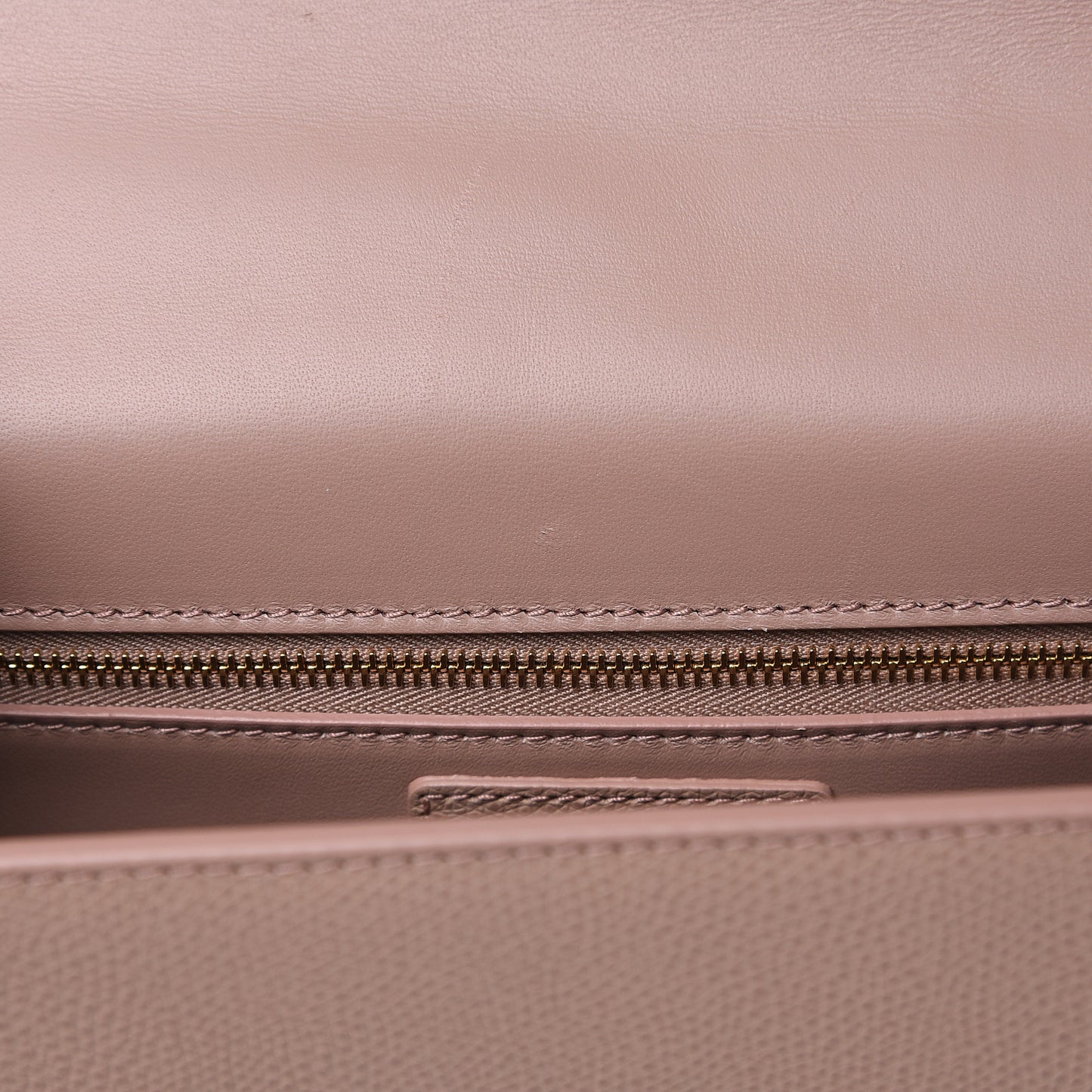 Ultra Matte Grained Calfskin 30 Montaigne Flap Bag Blush