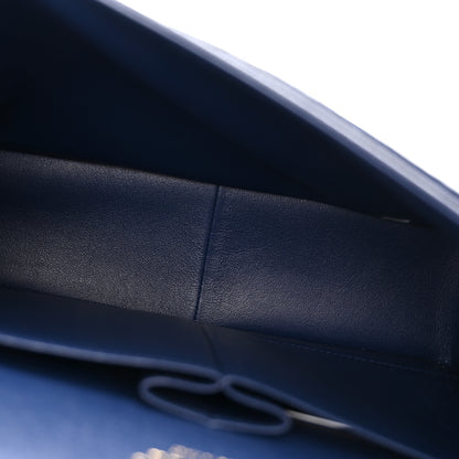 Chanel Caviar Quilted Jumbo Double Flap Navy Blue 4 of 10
