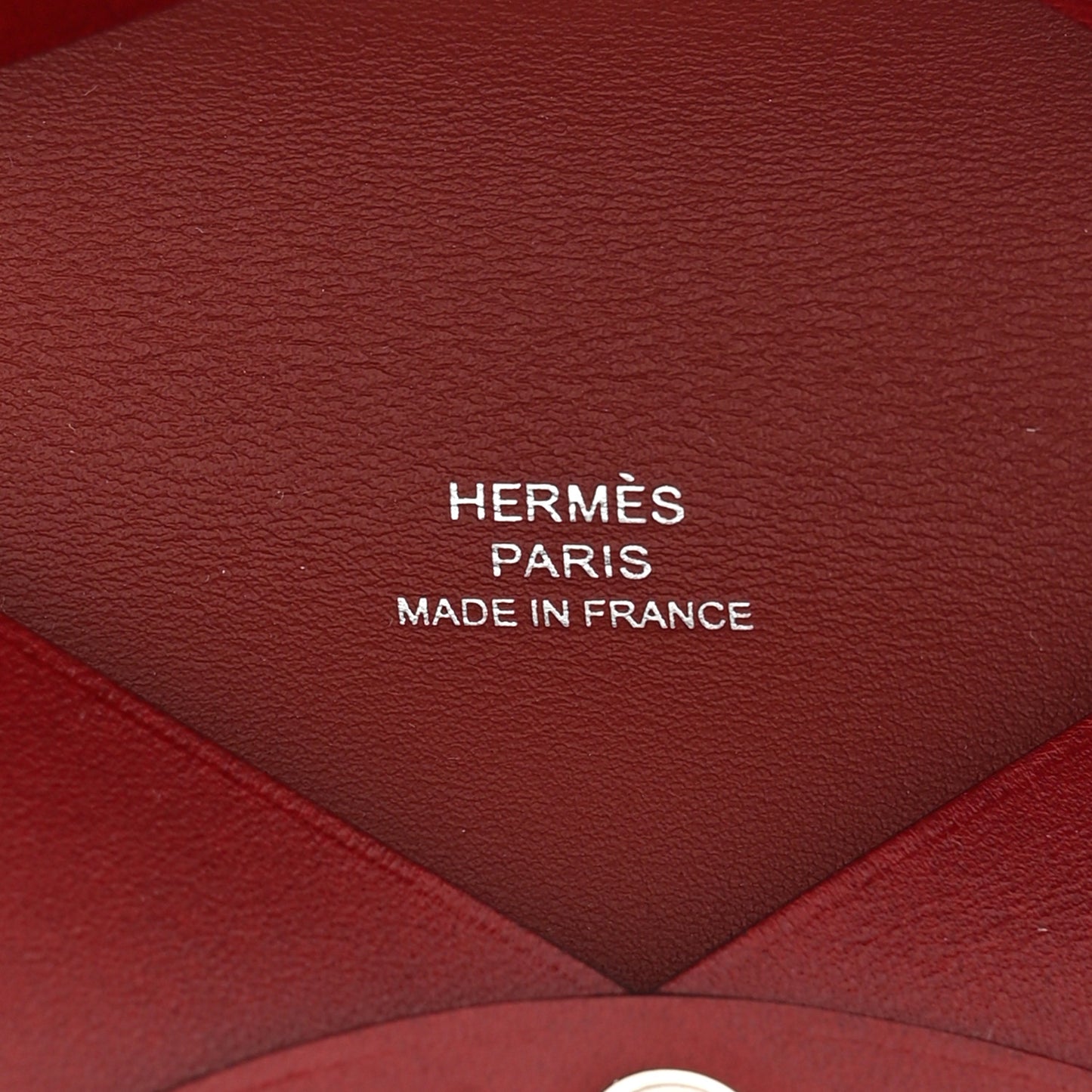 Box Calvi Card Case Rouge H