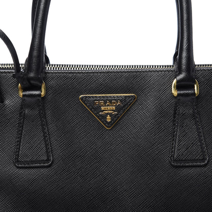 Prada Saffiano Small Galleria Double Zip Tote Black 14 of 14