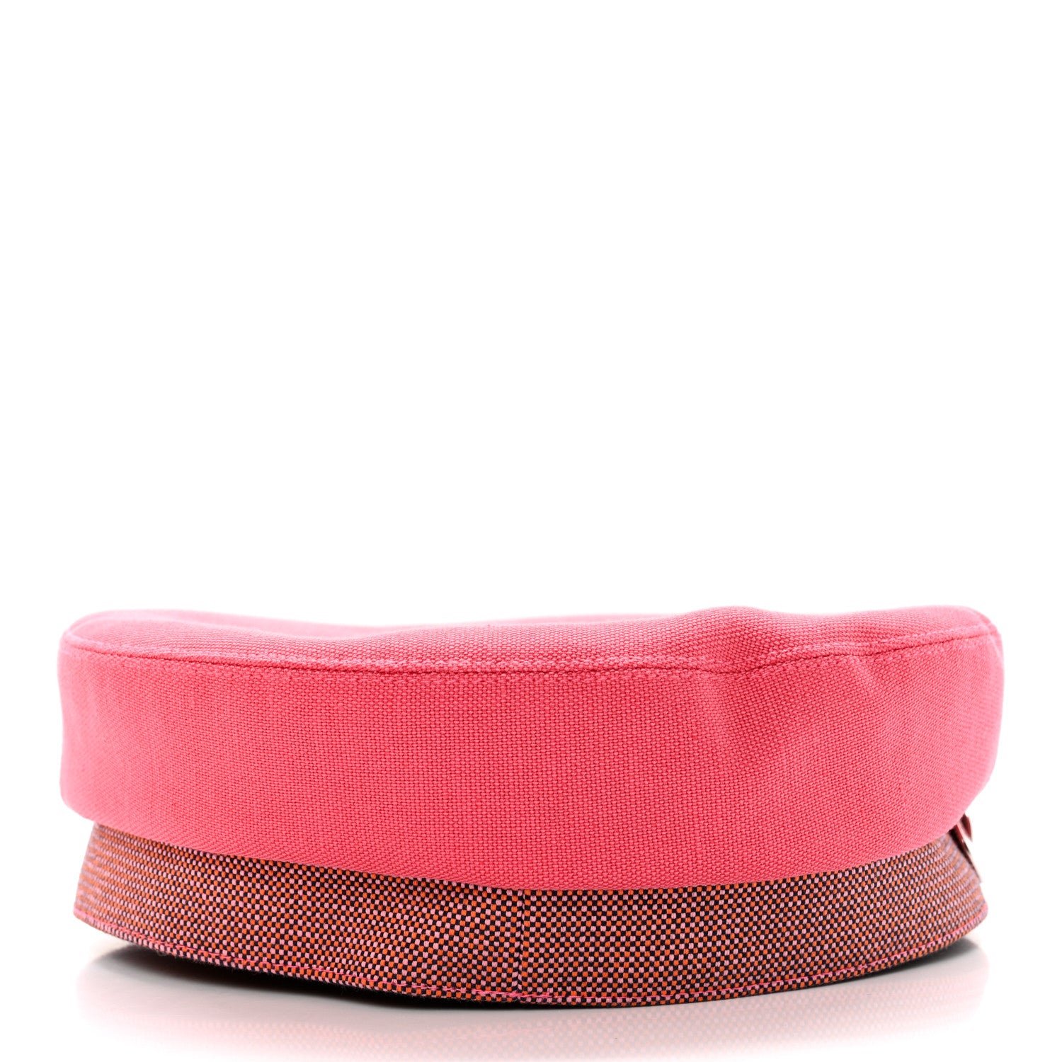 Hermes Toile De Chanvre Cotton Stretch Cavale Pop Cap 58 Rose 6 of 11