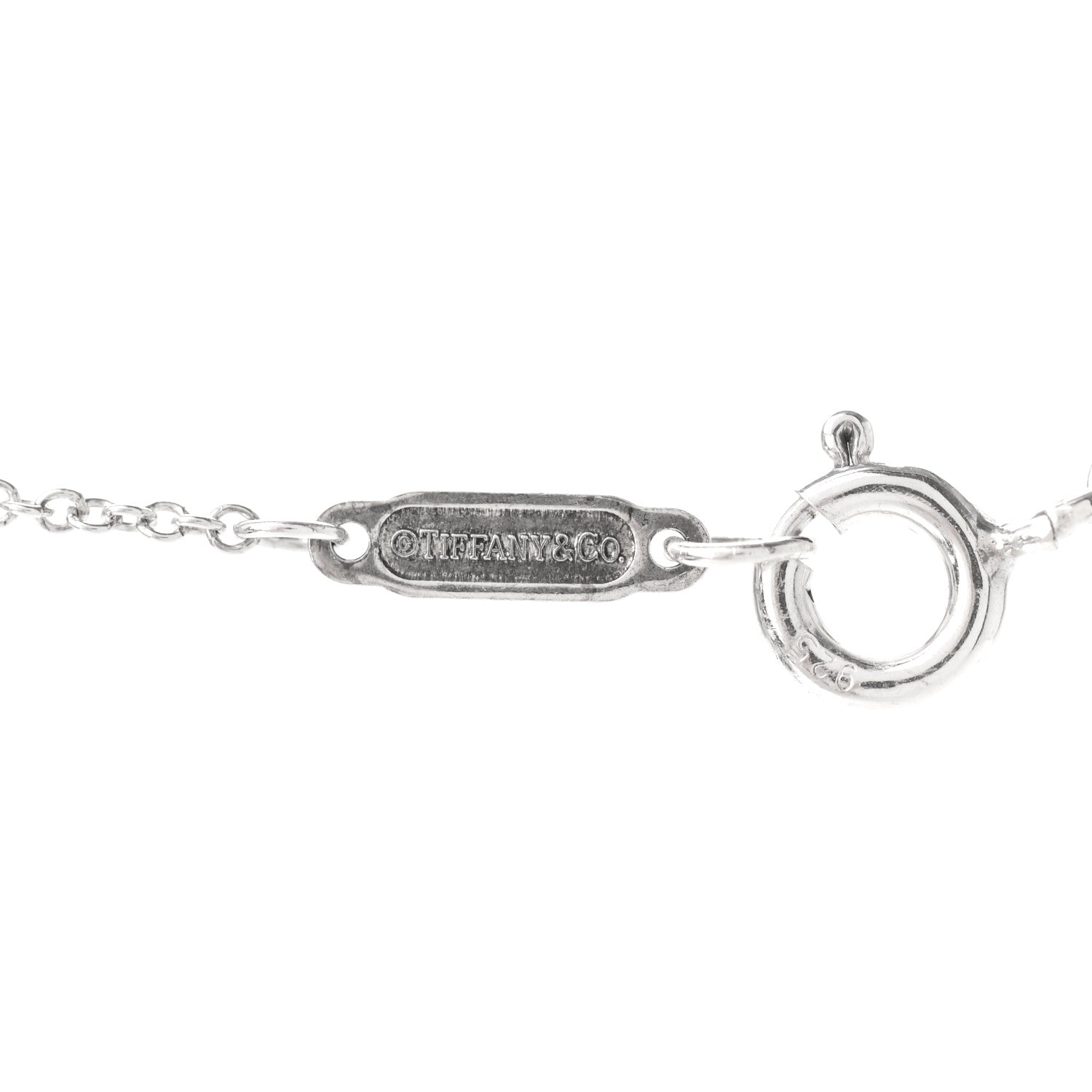 Tiffany Sterling Silver Twist Knot Pendant Necklace 4 of 5