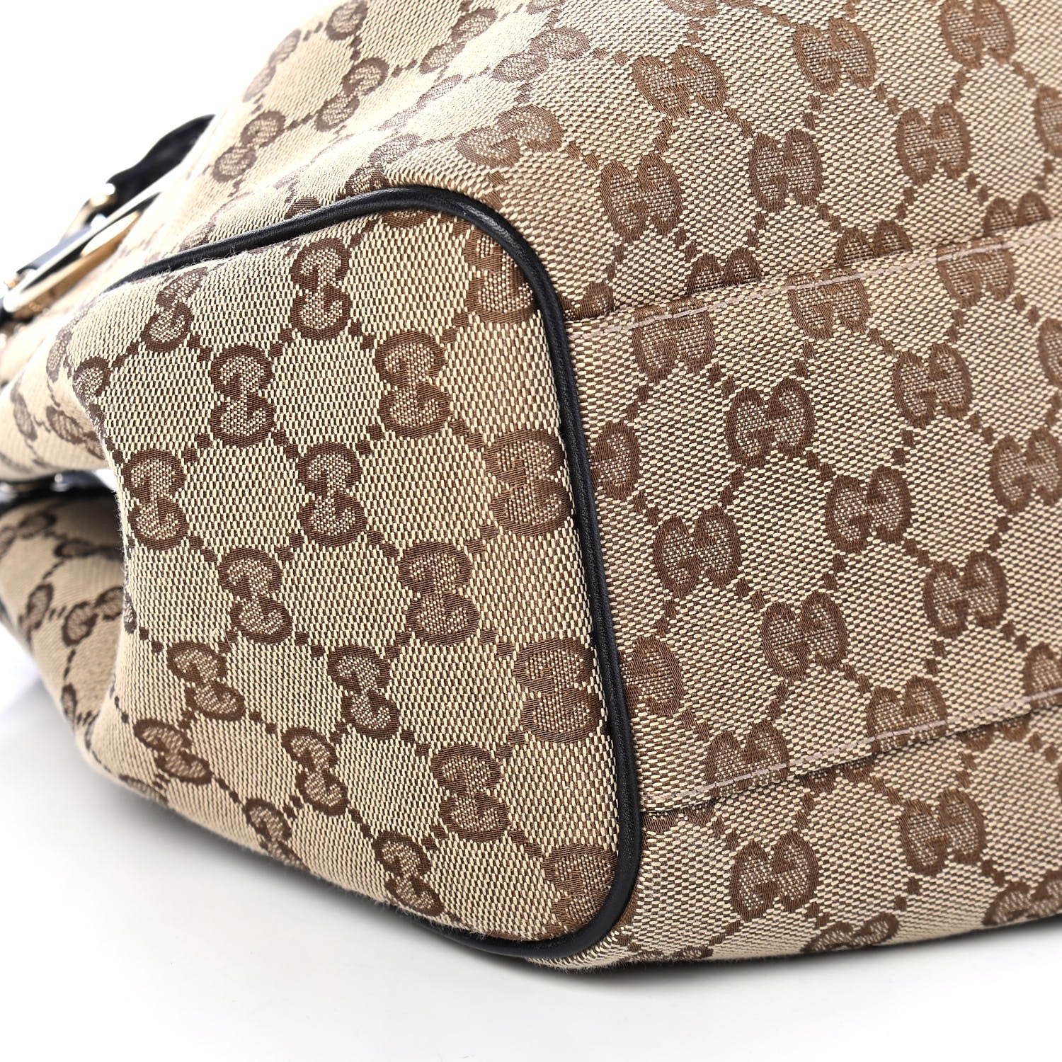 Gucci Monogram Medium Sukey Tote Beige Ebony Black 9 of 10