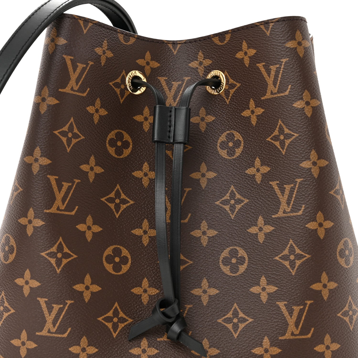 Louis Vuitton LOUIS VUITTON Monogram Neonoe MM Black 2 of 9