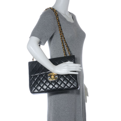 Chanel Lambskin Jumbo Flap Black 2 of 10