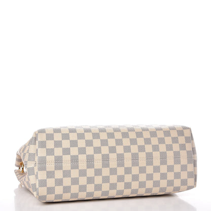 Louis Vuitton Damier Azur Graceful MM Rose Ballerine 4 of 7