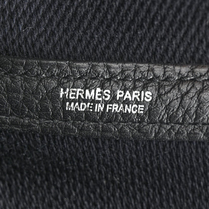 Hermes Twill H Negonda Garden Party 30 TPM Tote Ecru Black 6 of 11