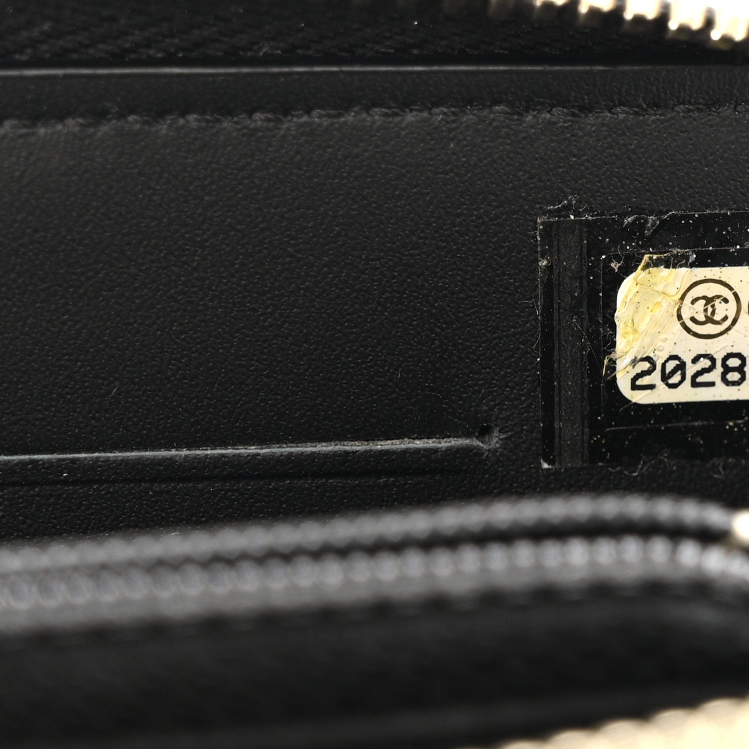 Chanel Caviar Quilted Large Gusset Double Zip Around Wallet Black 11 of 13