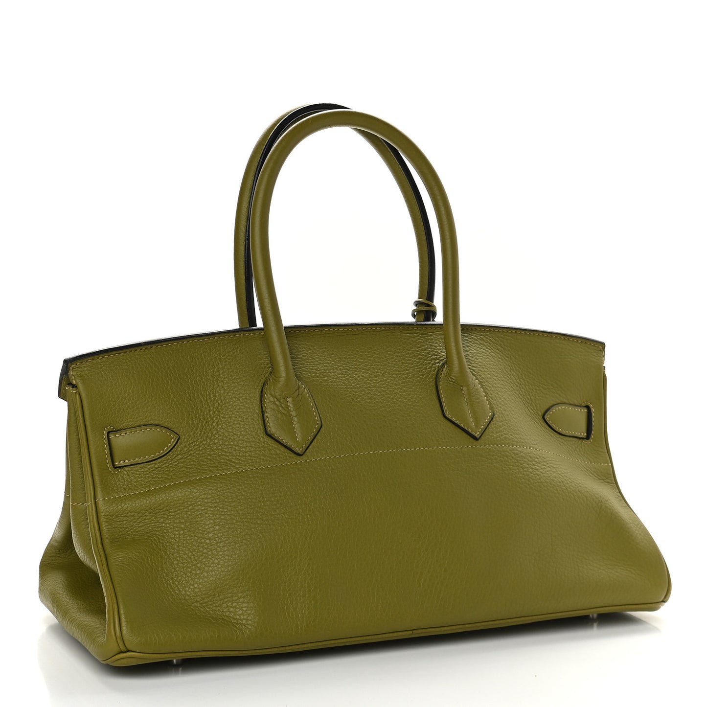 Taurillon Clemence JPG Birkin 42 Chartreuse