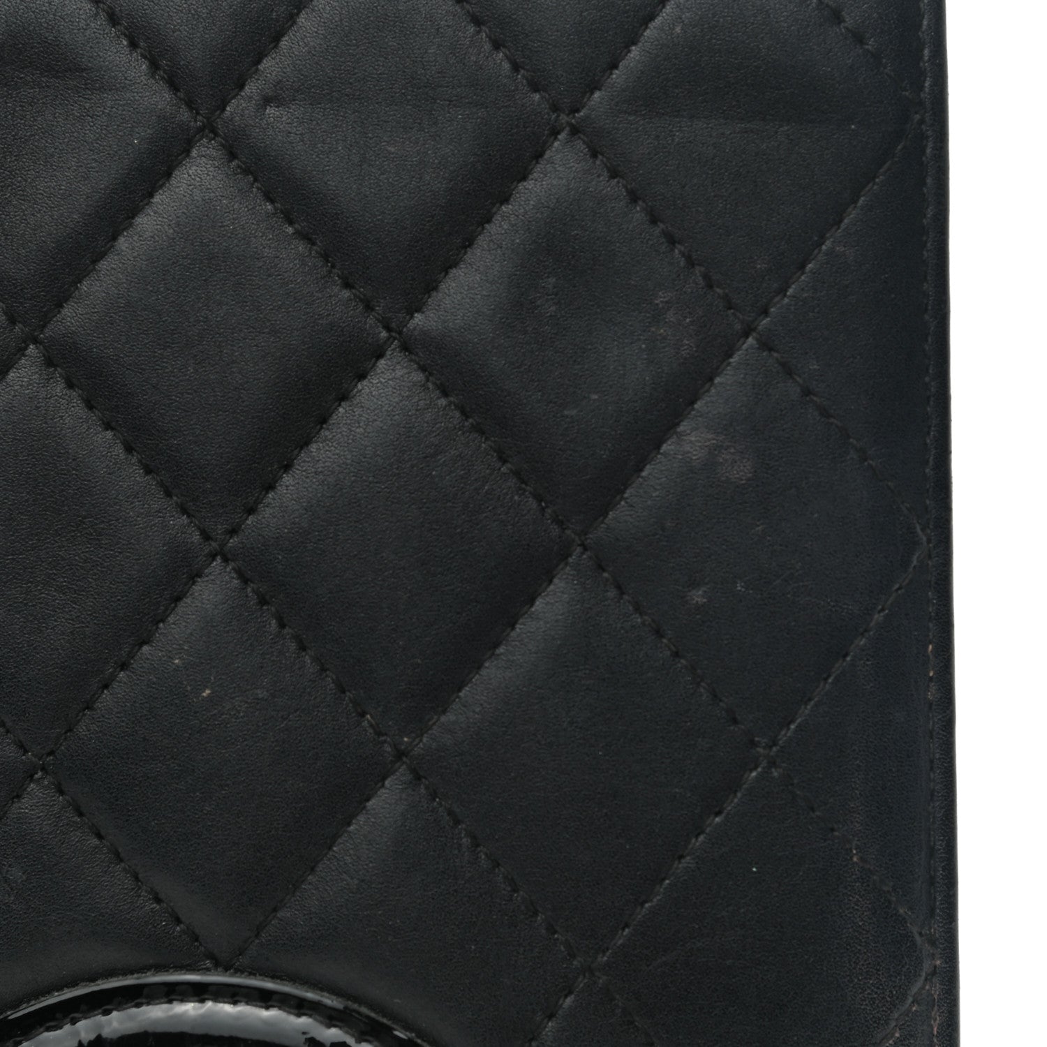 Chanel Calfskin Quilted Cambon Yen Wallet Black 25 of 25