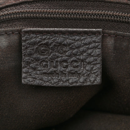 Gucci Monogram Medium Abbey Convertible Tote Dark Brown 6 of 14