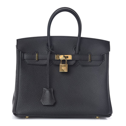 Hermes Togo Birkin 25 Black 1 of 31