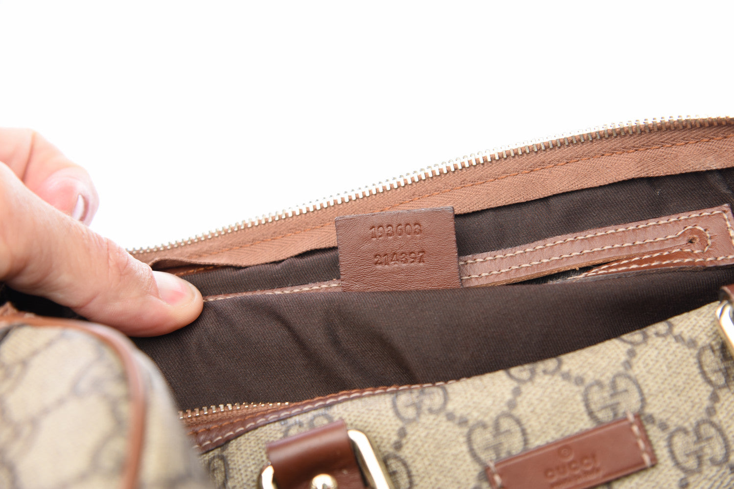 Gucci GG Plus Monogram Medium Joy Boston Brown 10 of 17