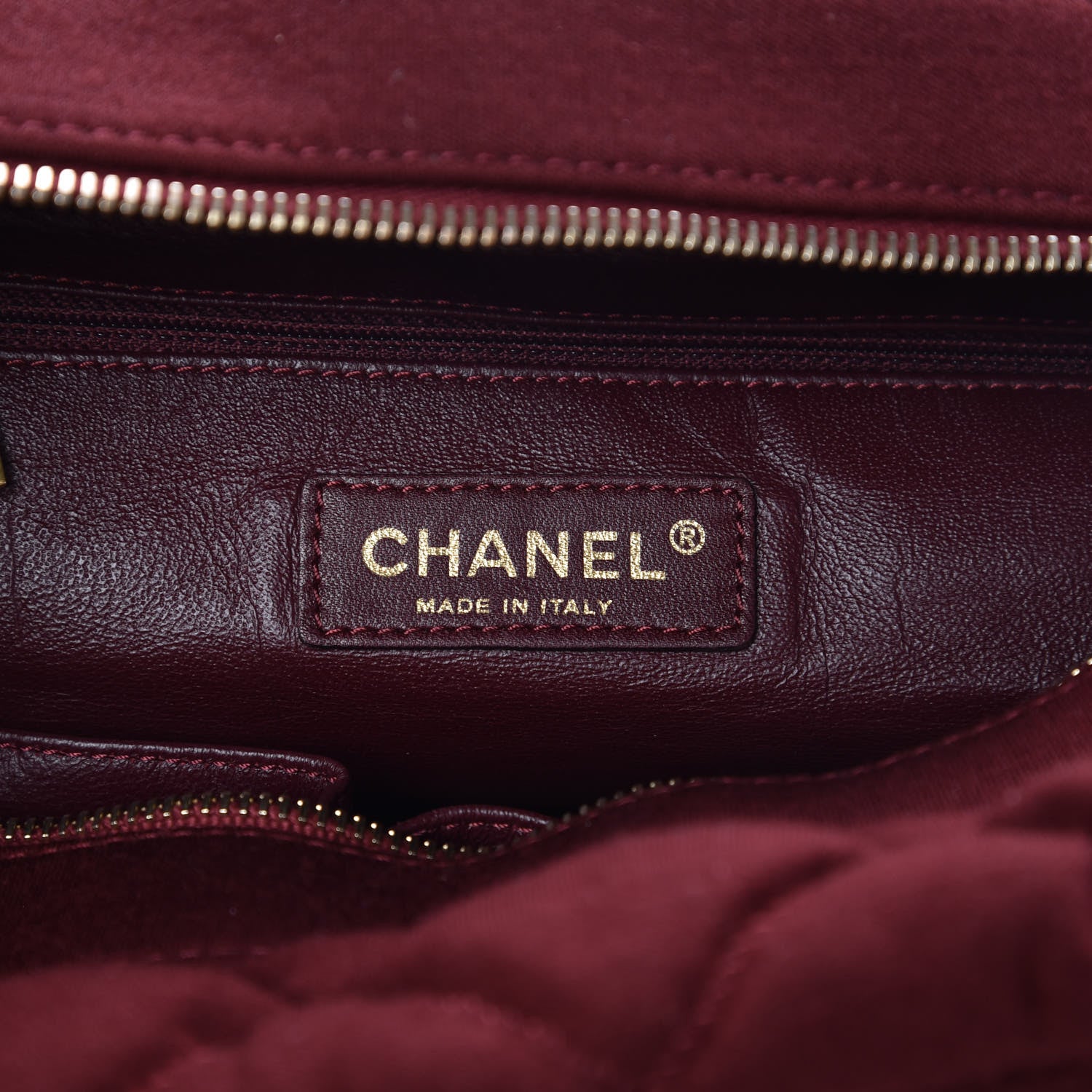 Chanel Jersey Bubble Quilt Bowler Bordeaux 6 of 10
