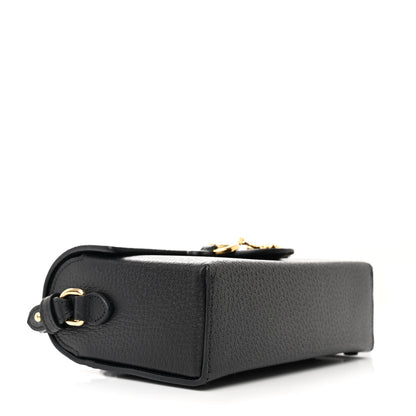 Gucci Calfskin Horsebit 1955 Shoulder Bag Black 4 of 11