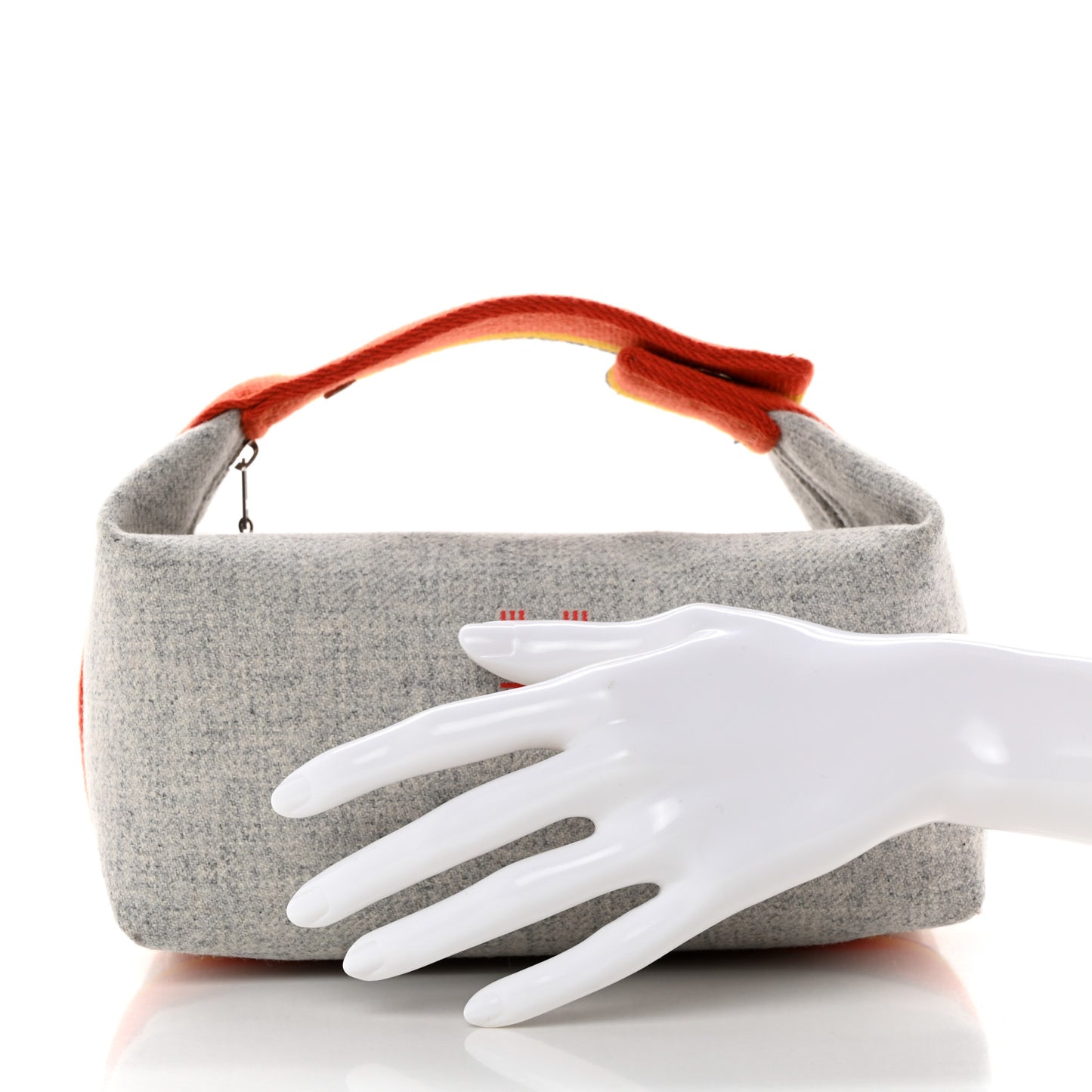 Canvas Small Bride-A-Brac Pouch Gris Flanelle