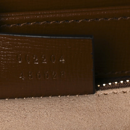 Gucci GG Supreme Monogram Horsebit 1955 Shoulder Bag Beige Brown Sugar 13 of 21