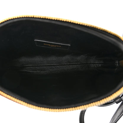 Saint Laurent Lambskin Quilted Gaby Zipped Pouch Black 5 of 10