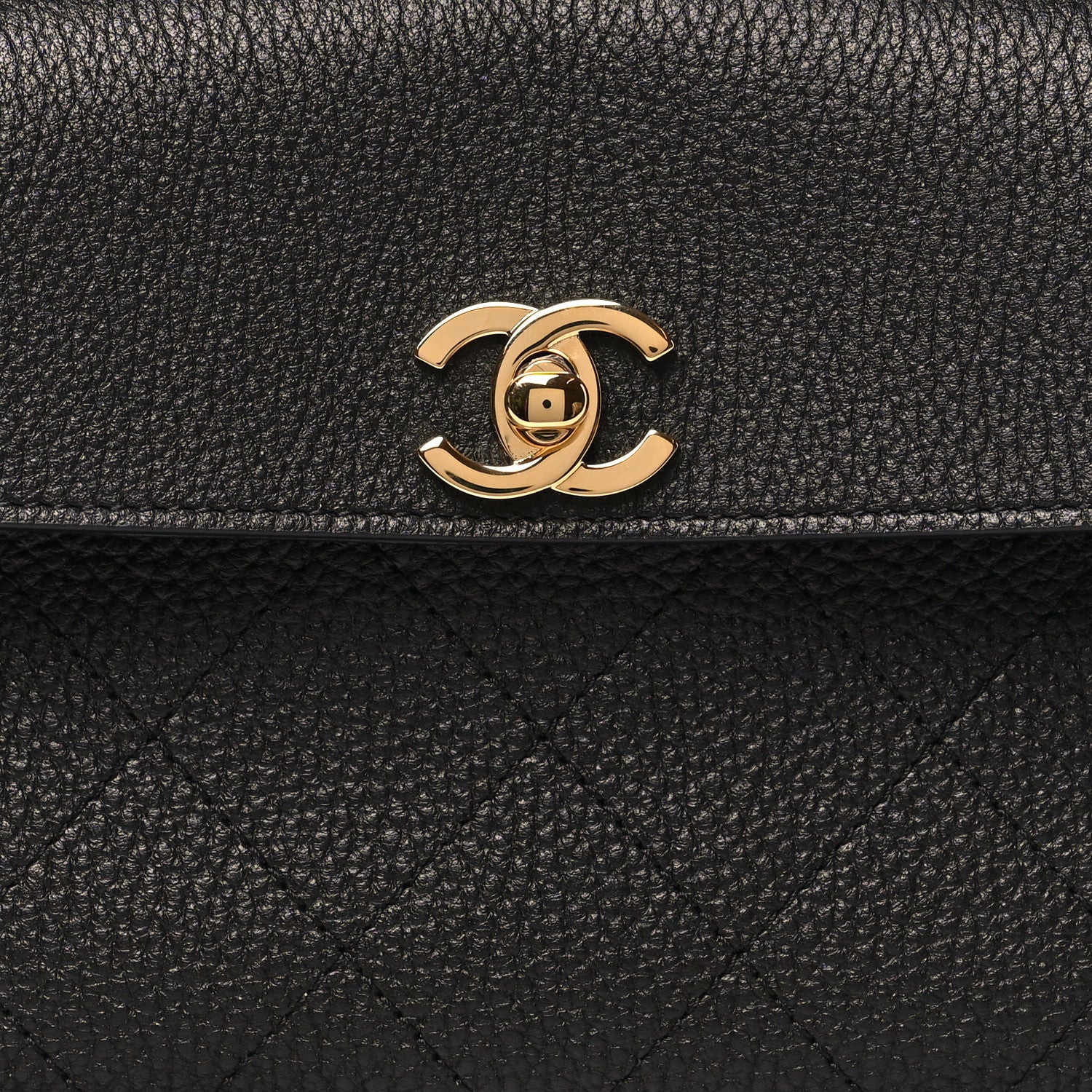 Chanel Grained Calfskin Stitched Urban Essentials Small Shopping Bag Black 8 of 10