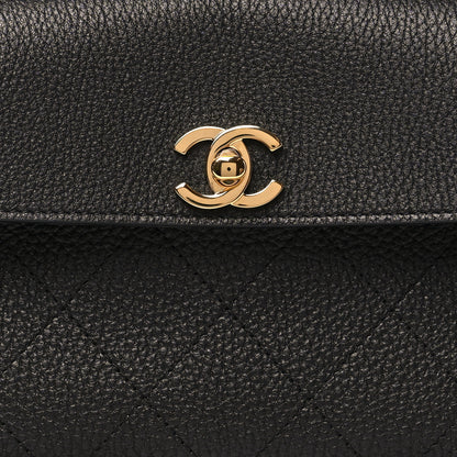 Chanel Grained Calfskin Stitched Urban Essentials Small Shopping Bag Black 8 of 10