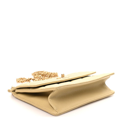 Chanel Caviar Quilted Chain Frame Flap  Light Green 4 of 10