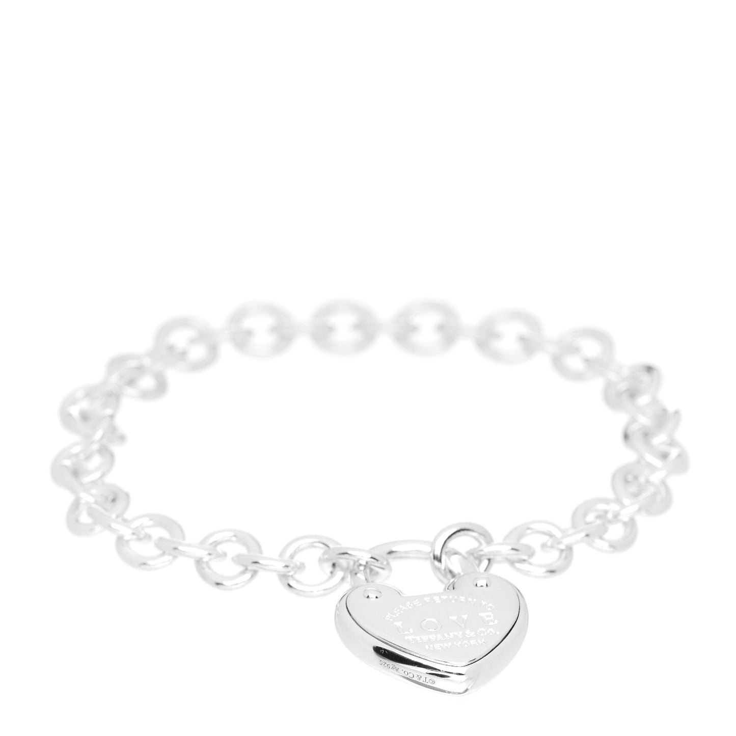 Sterling Silver Return to Tiffany Love Lock Bracelet