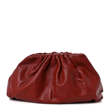 Bottega Veneta Smooth Butter Calf The Pouch Oversized Clutch Rust 1 of 11