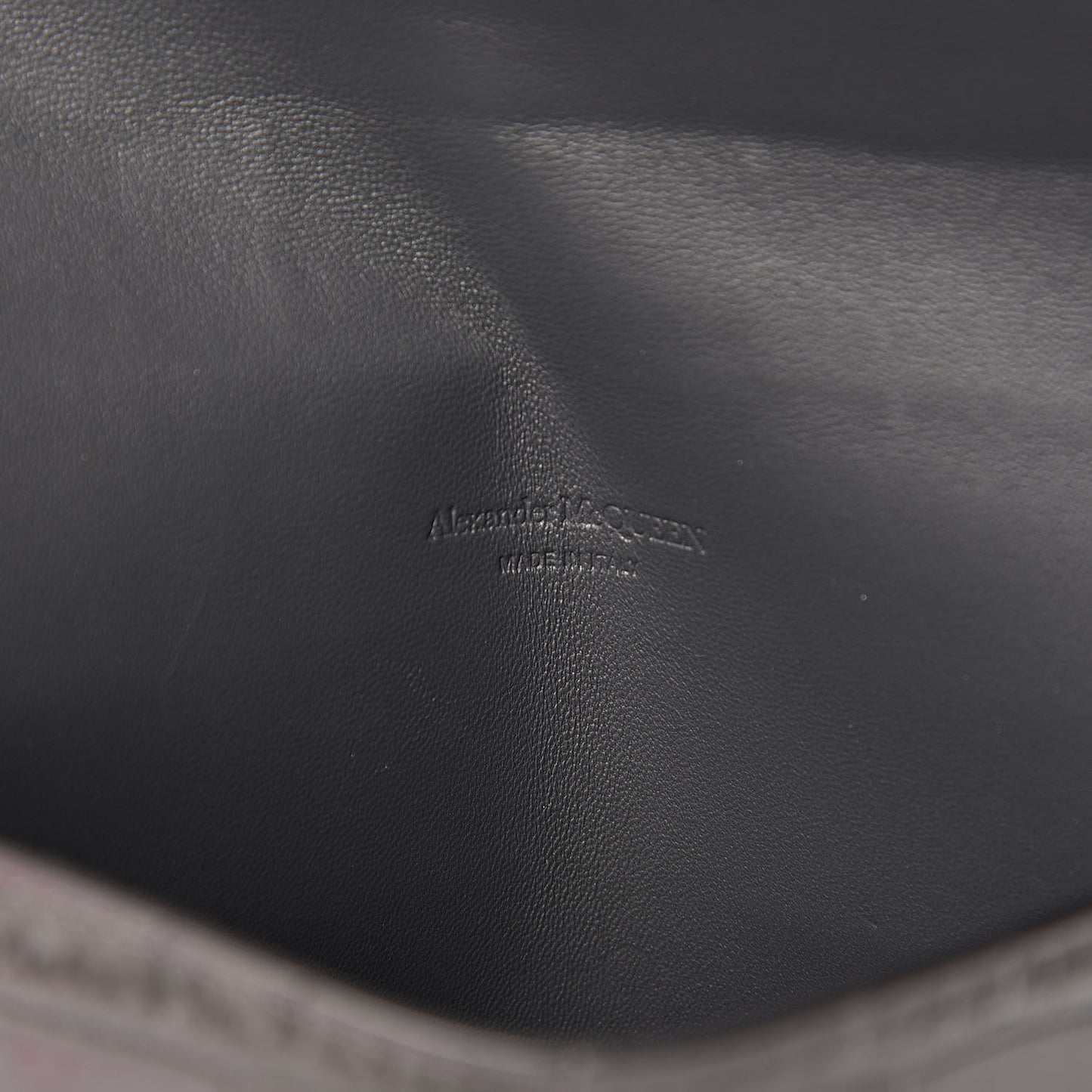 Calfskin Crocodile Embossed Skull Envelope Clutch