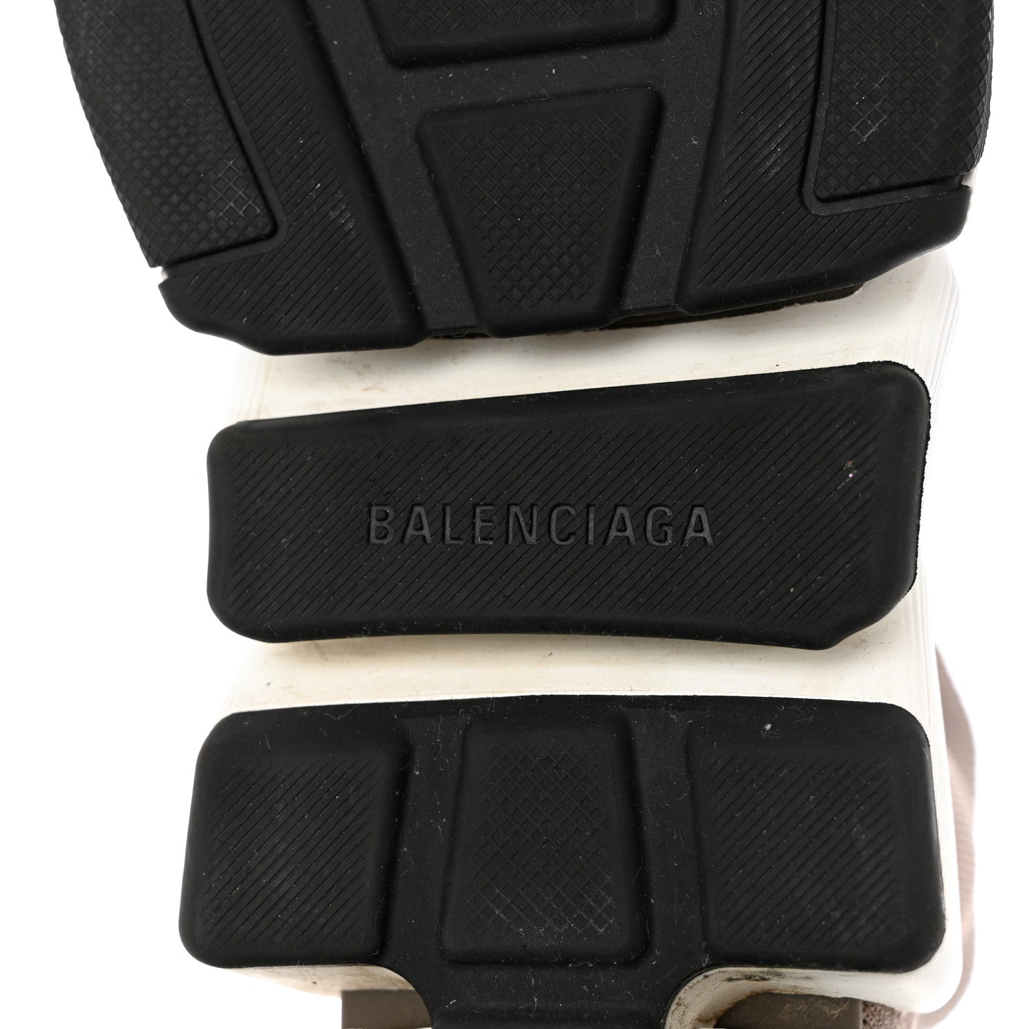Balenciaga Technical 3D Recycled Knit Bi-Color Sole Mens Speed 2.0 Sneakers 45 Dark Beige White Black 8 of 9