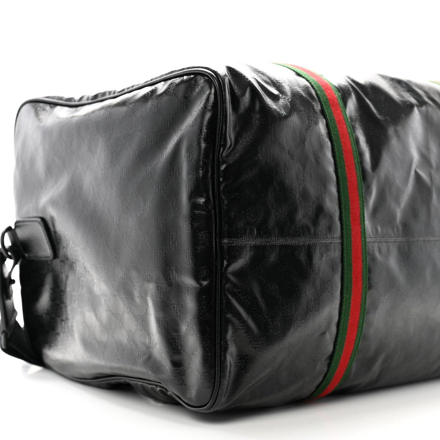 Crystal Monogram Web Large Duffle Bag Black