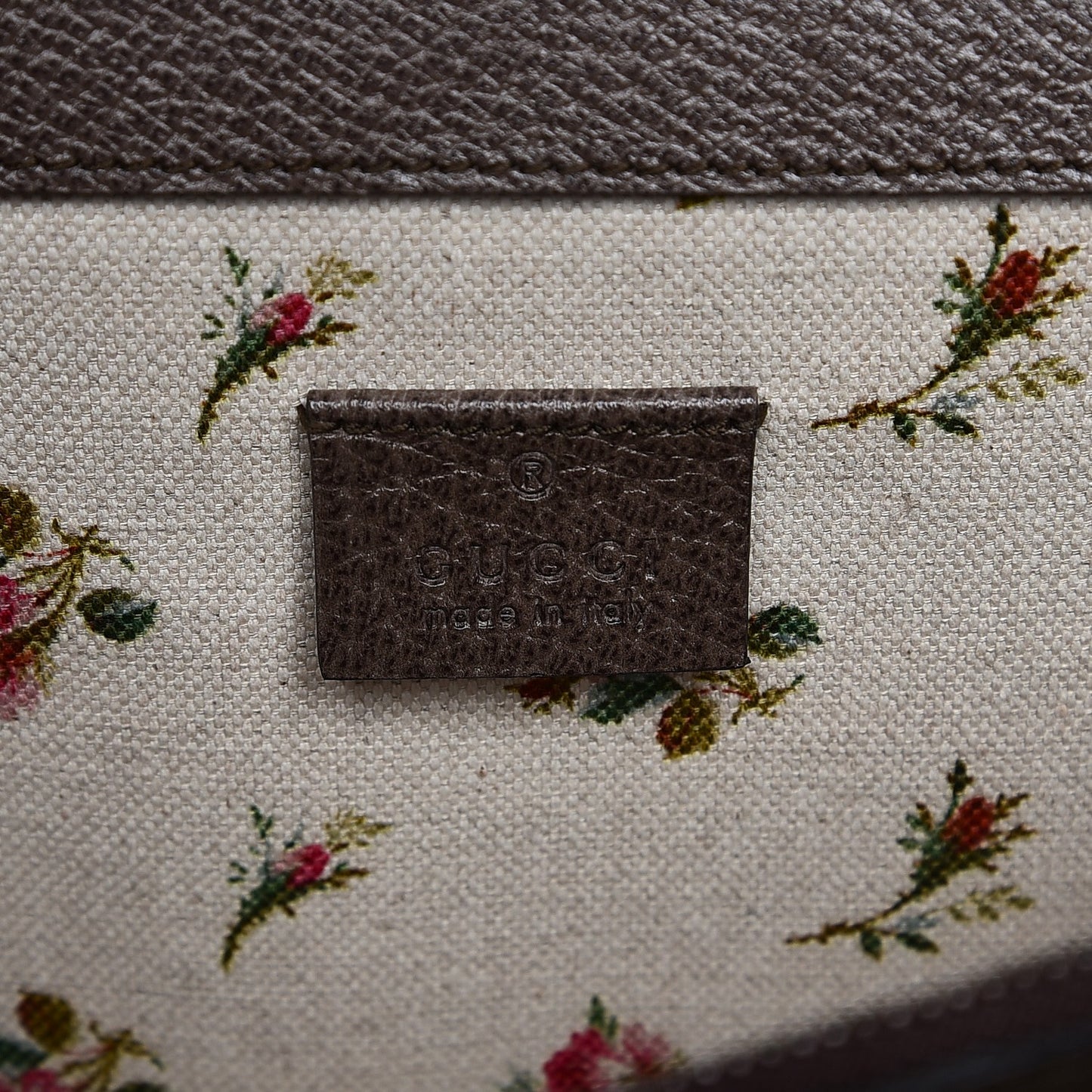 Textured Calfskin Web Medium Dionysus Shoulder Bag New Acero