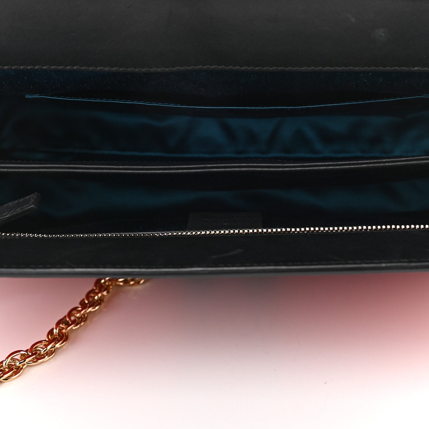 Suede Patent Web Medium Ophidia Chain Shoulder Bag Hibiscus Red Black