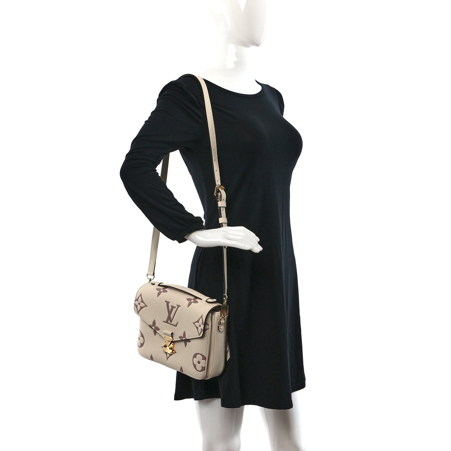Empreinte Monogram Giant Pochette Metis Creme Bois de Rose