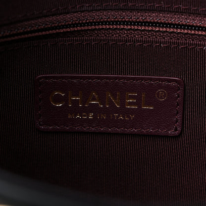 Chanel Lambskin Large Shopping Chain Tote Black 6 of 9
