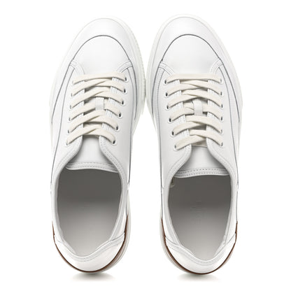 Hermes Calfskin Mens Get Sneakers 43 White 2 of 11