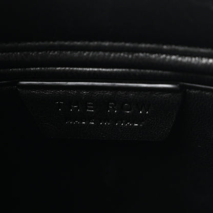 The Row Polished Saddle Calfskin Agnes 12 Black 6 of 9