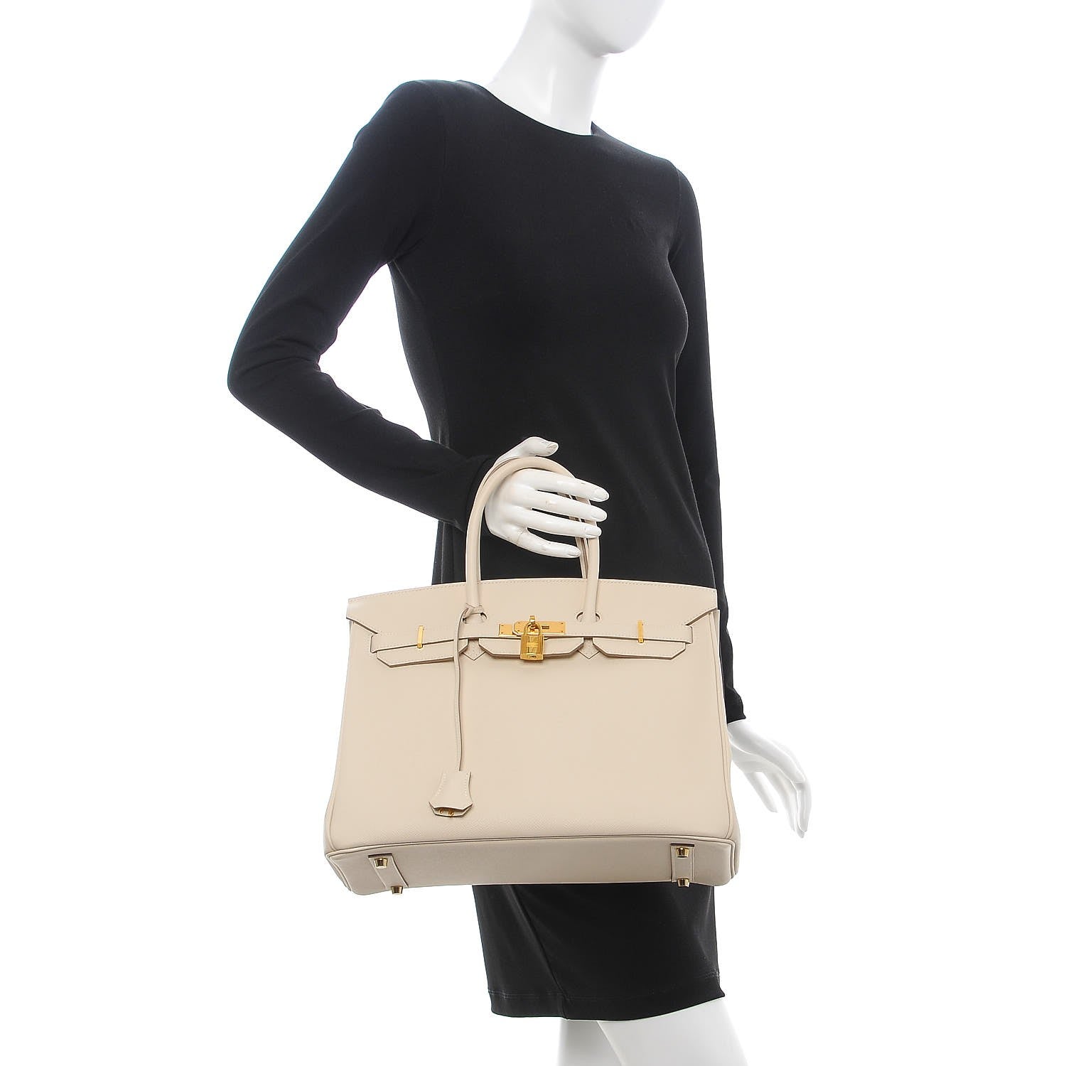 Hermes Epsom Birkin 35 Craie 3 of 55