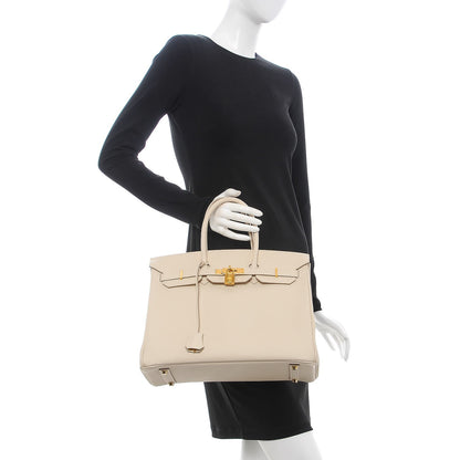 Hermes Epsom Birkin 35 Craie 3 of 55